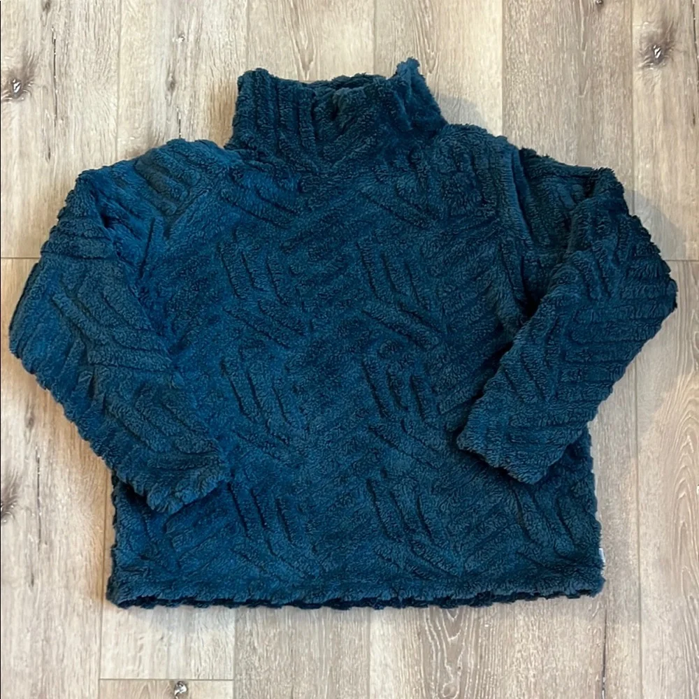 Eddie Bauer - Quest, women’s XL super plush and soft teal sweater, new w/o tags - Picture 1 of 16